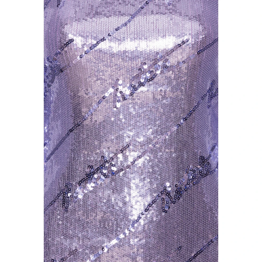 Rotate Birger Christensen Sequins Mini Jurk Purple Dames