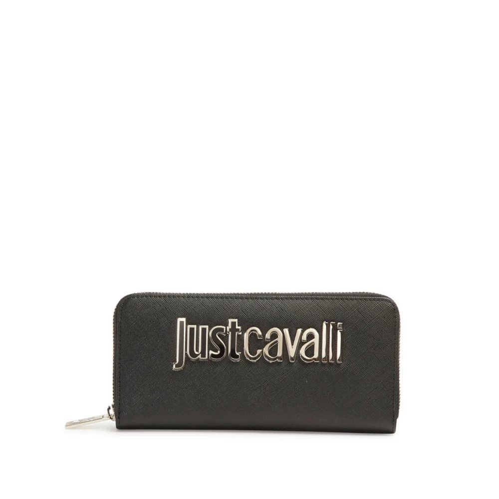 Just Cavalli Zwarte Portemonnee voor Vrouwen Black Dames