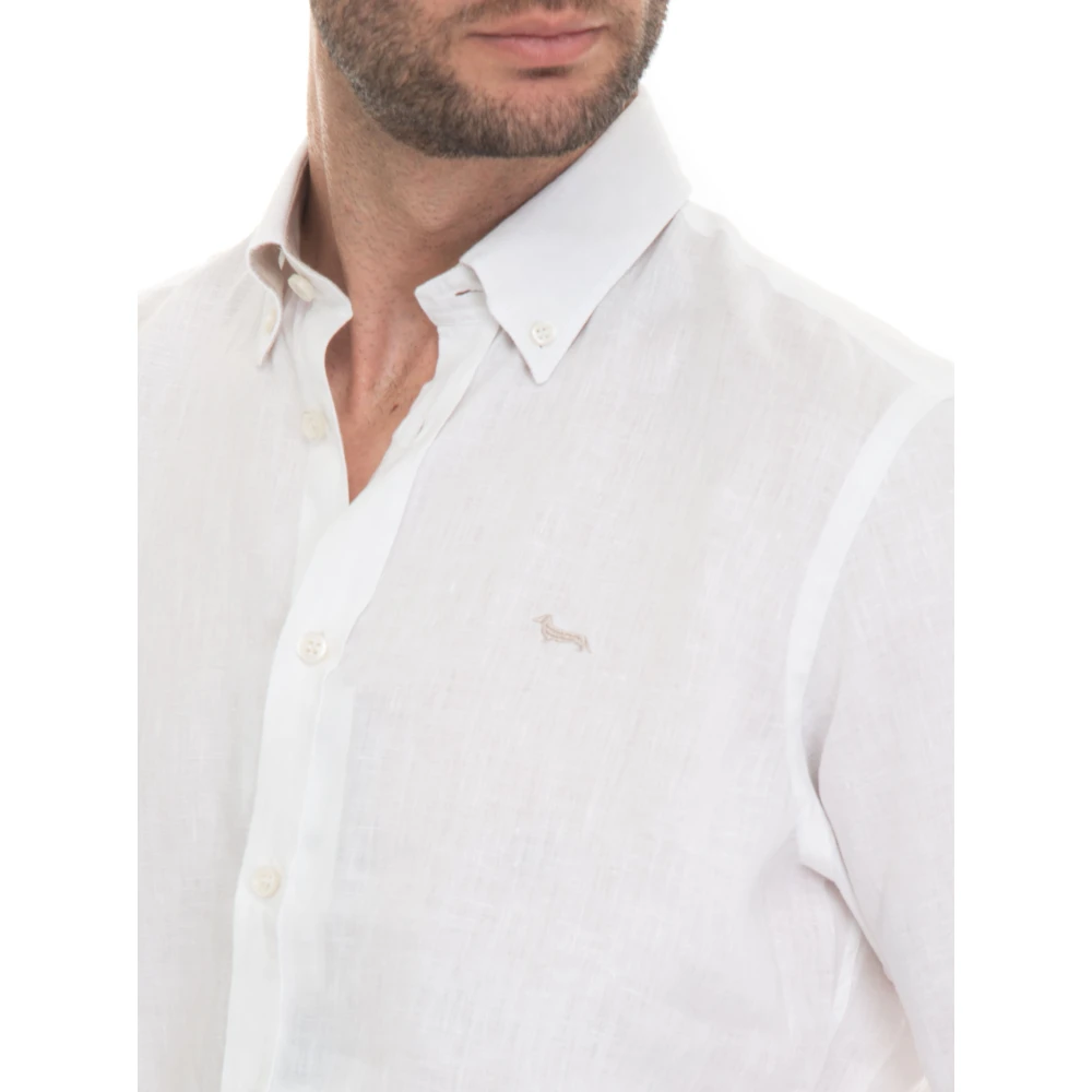 Harmont & Blaine Casual overhemd met knoopsluiting Blue Heren