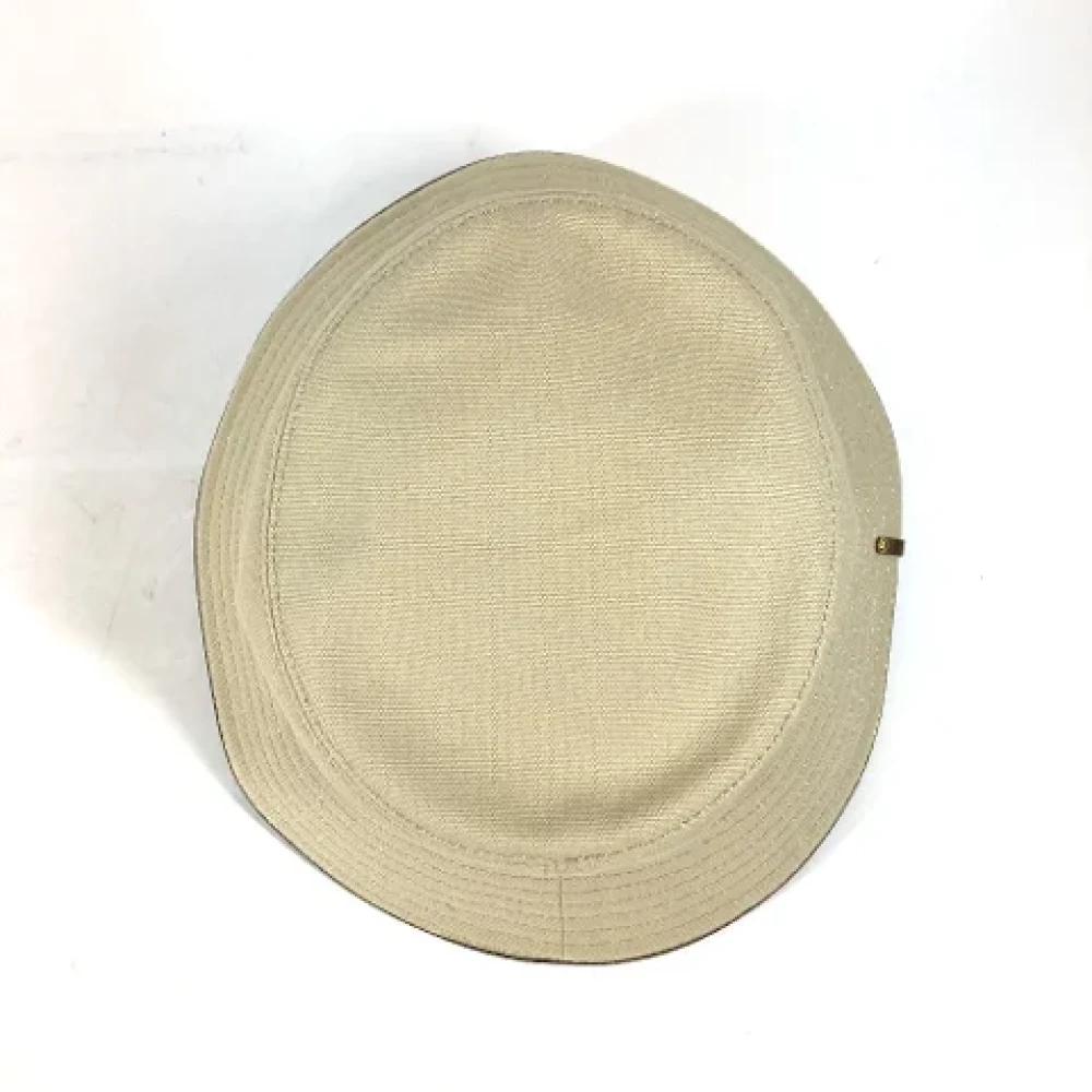 Louis Vuitton Vintage Pre-owned Cotton hats Beige Dames