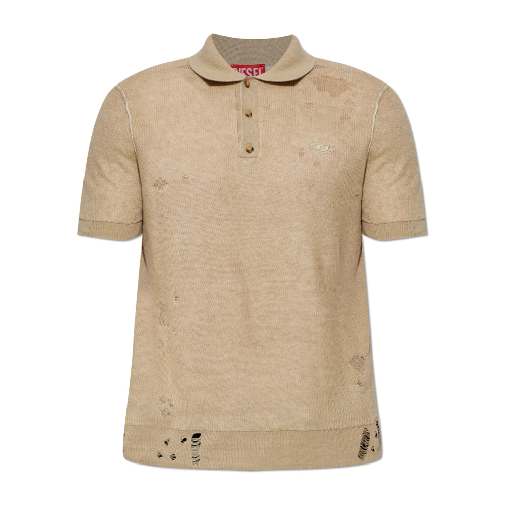 Diesel Uomo Beige - K-Danny Polo - Tops - L