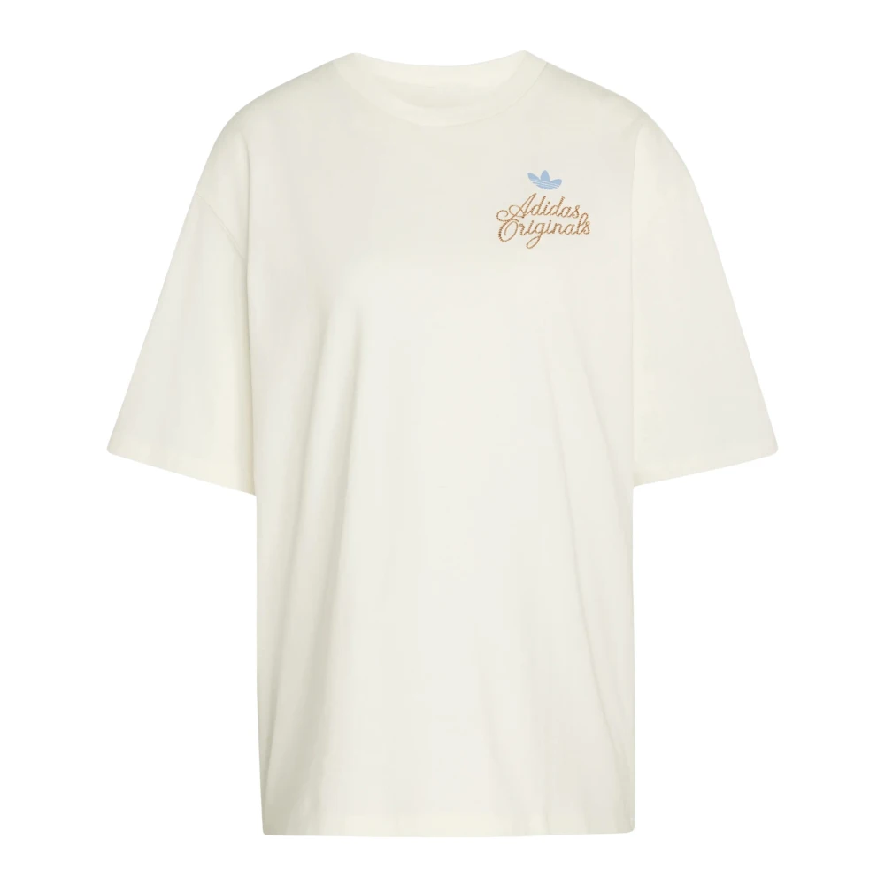 Adidas Beige Training T-Shirts & Tops, Female, 2XS, Gfx Tee