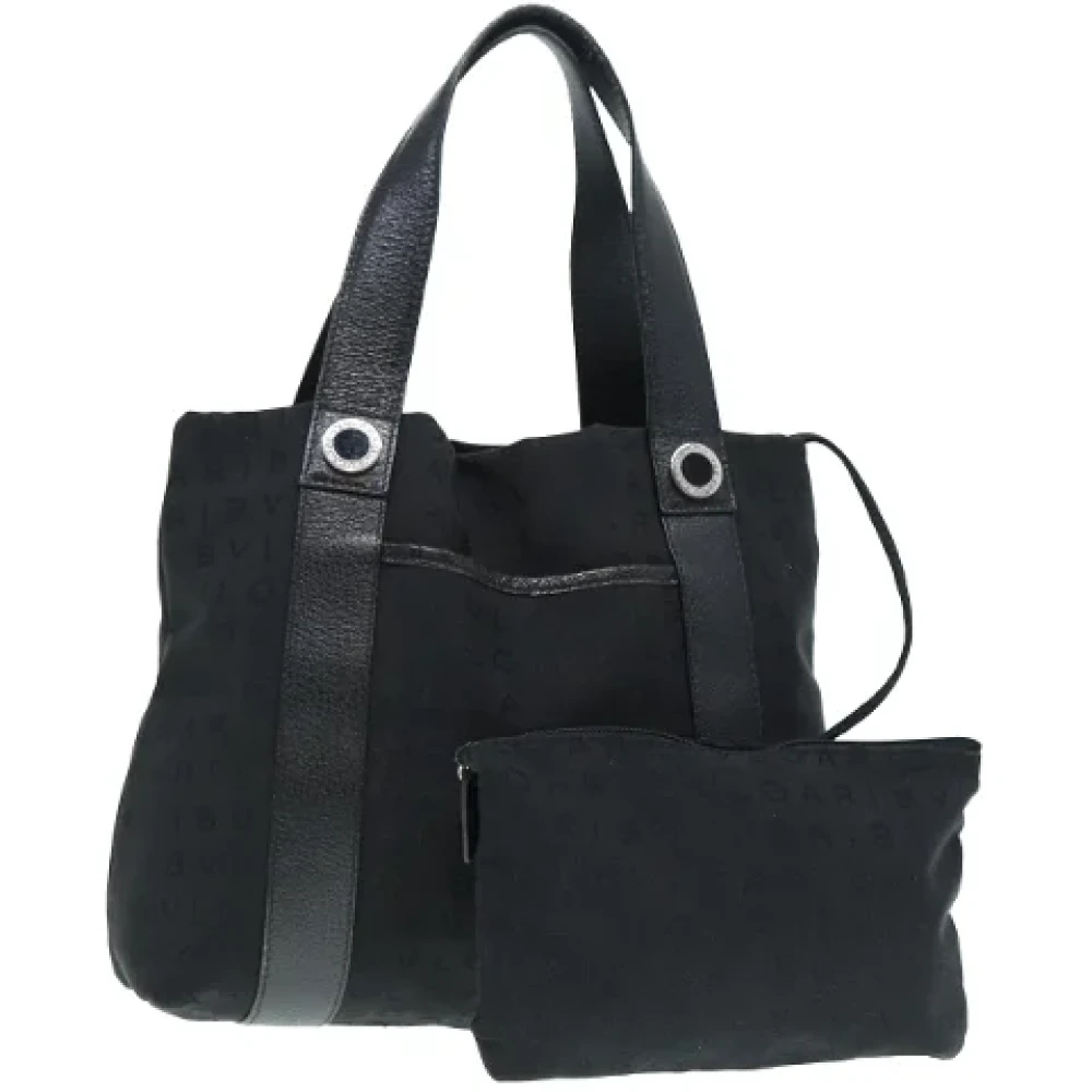 Bvlgari Vintage Pre-owned Canvas totes Black Dames