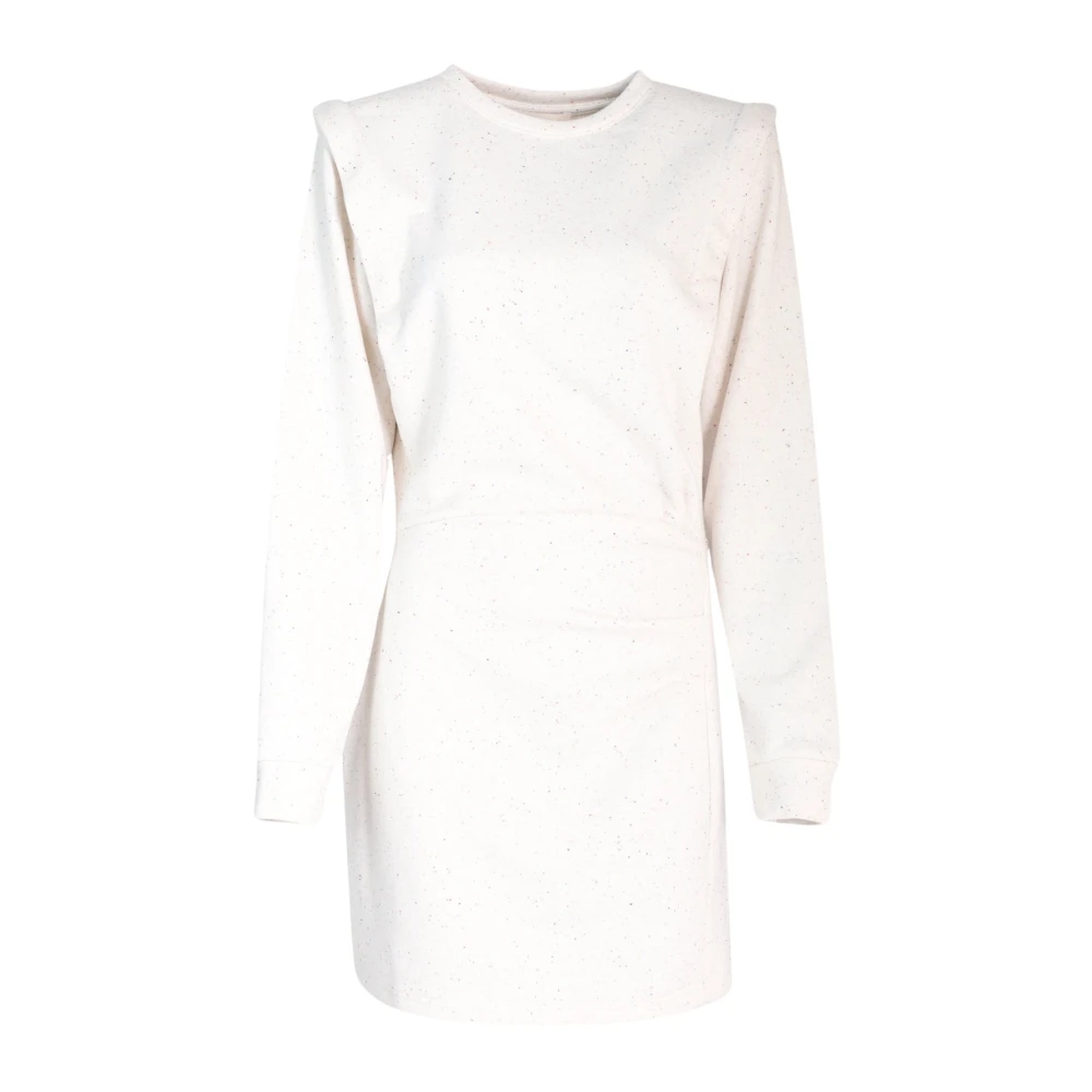 March23 Zomerjurk met korte mouwen en bloemenprint Beige Dames