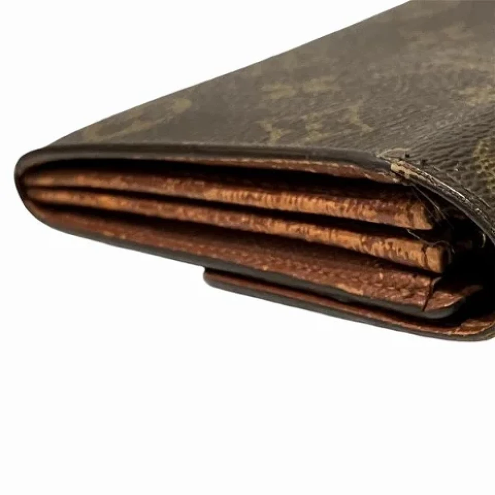 Louis Vuitton Vintage Pre-owned Canvas wallets Brown Dames