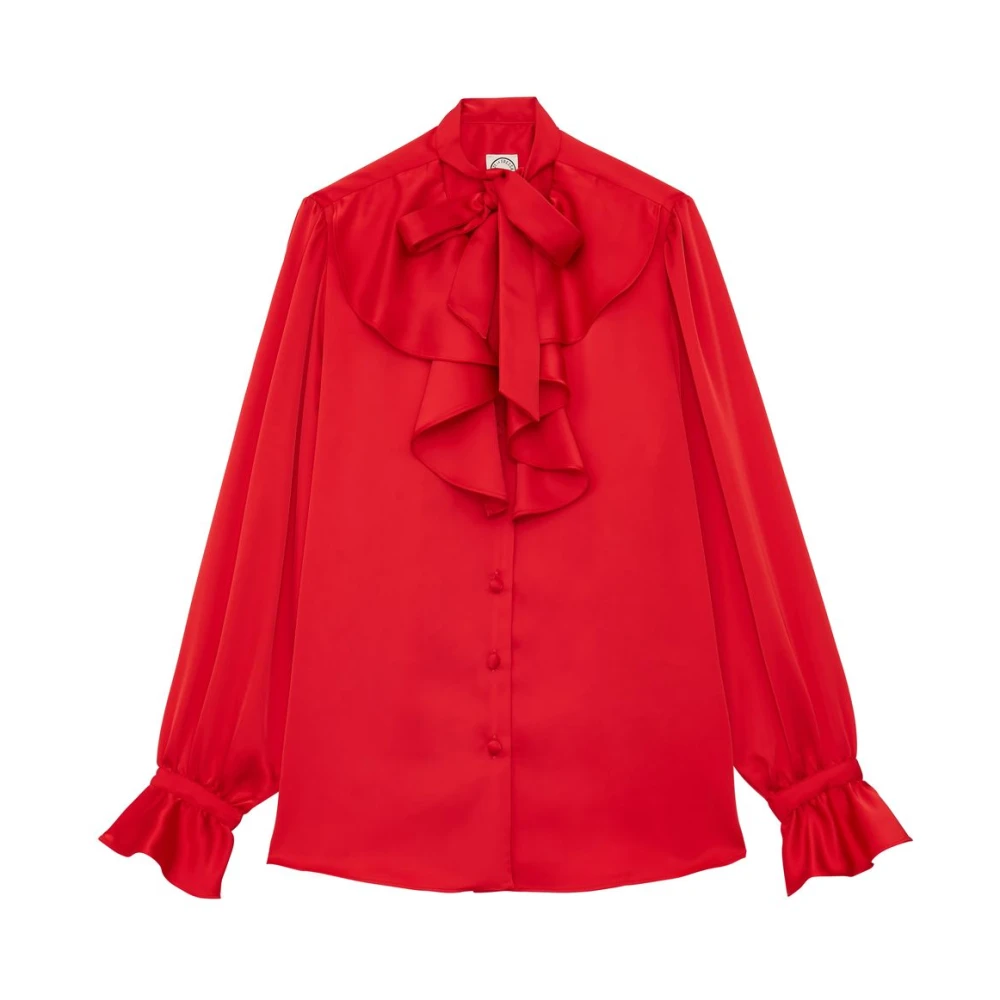 Ines De La Fressange Paris Fanfan Shirt Red Dames