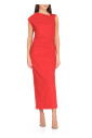 robe-rouge-sans-manches-en-viscose-avec-drape