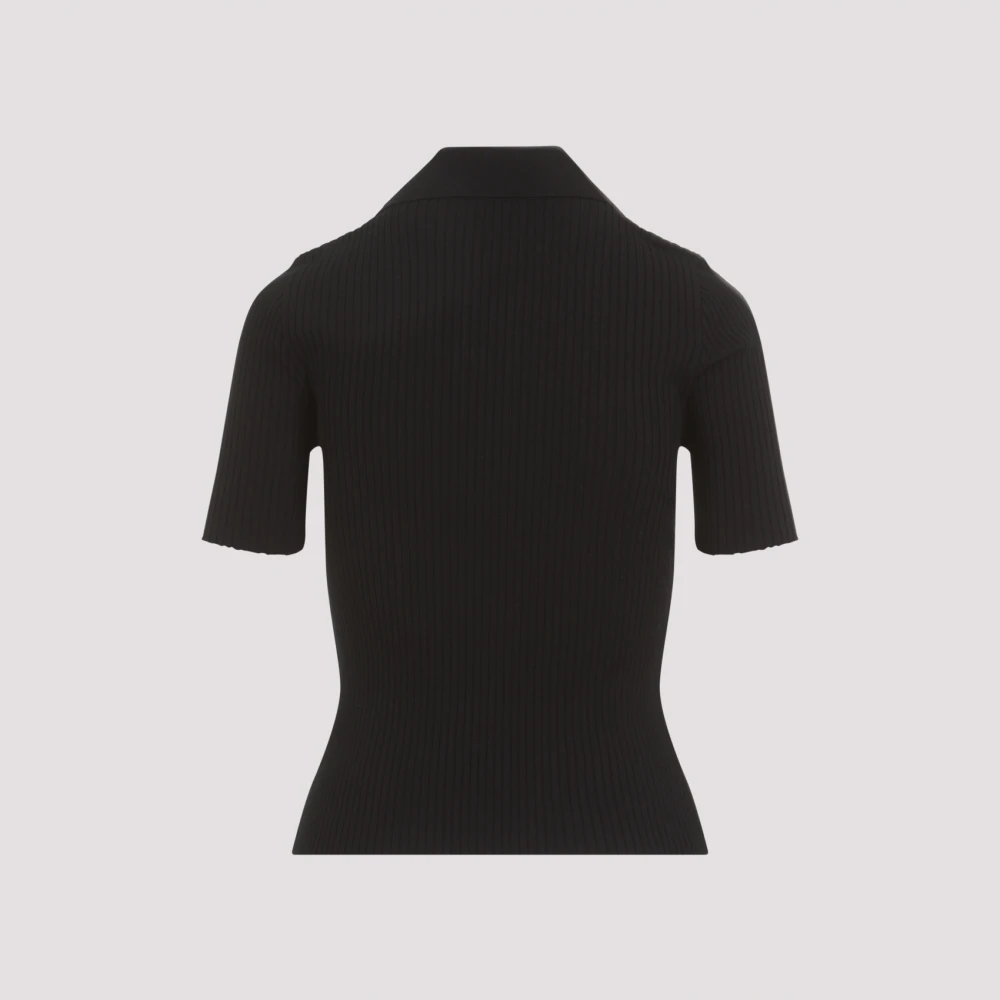 Courrèges Zwart T-shirt Elegantie Comfort Stijlvolle Toevoeging Black Dames