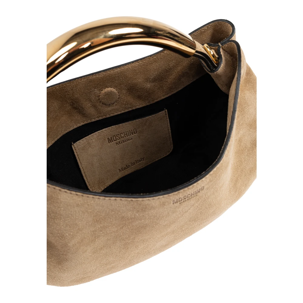 Moschino Suède handtas Beige Dames