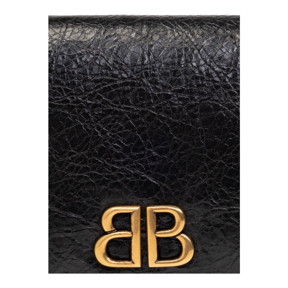 Balenciaga Portemonnee met logo Black Dames