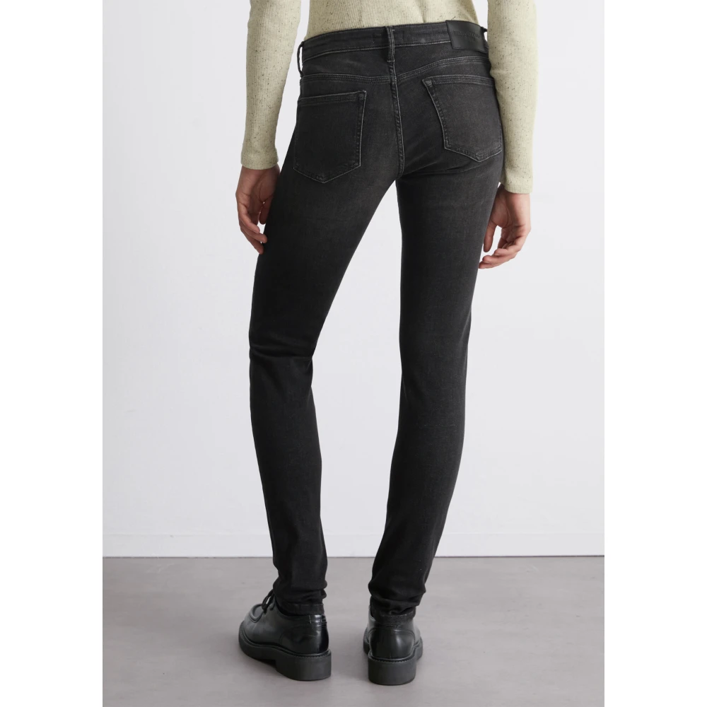 Marc O'Polo Jeans model SIV skinny met lage taille Gray Dames