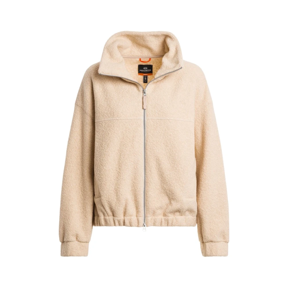 Parajumpers Women's Beige Zip-Throughs, Xl, Minori - Full-Zip Sweat