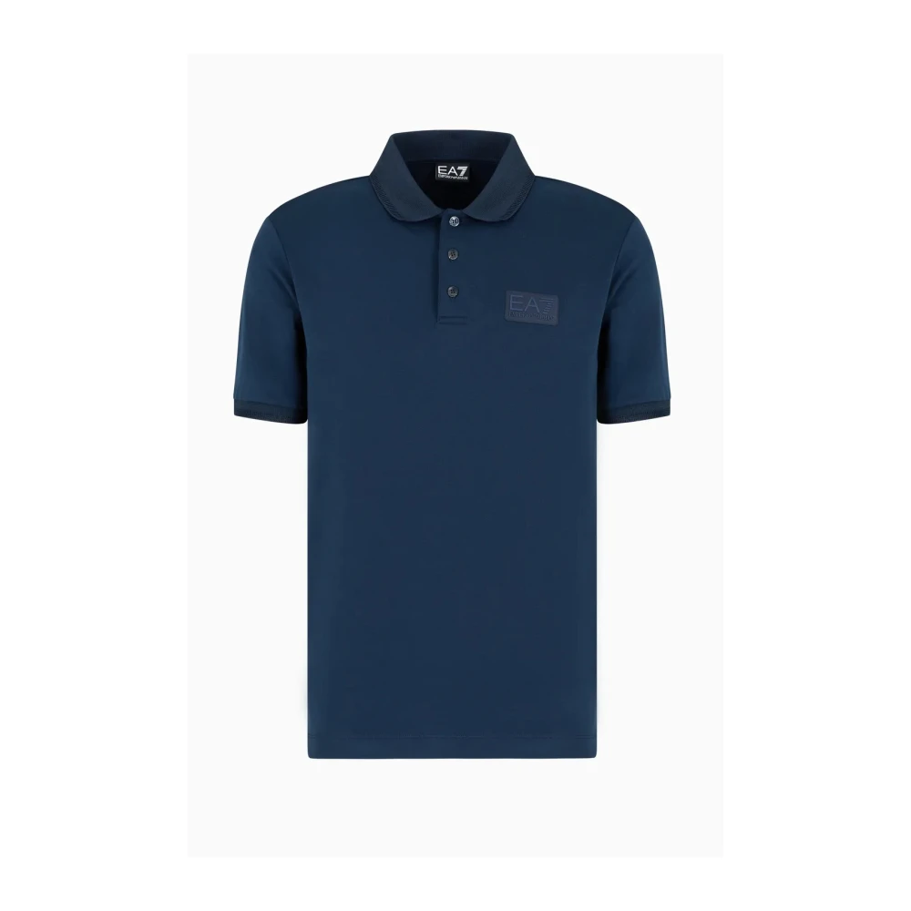 Emporio Armani Ea7 Men's Blue Polo Shirt