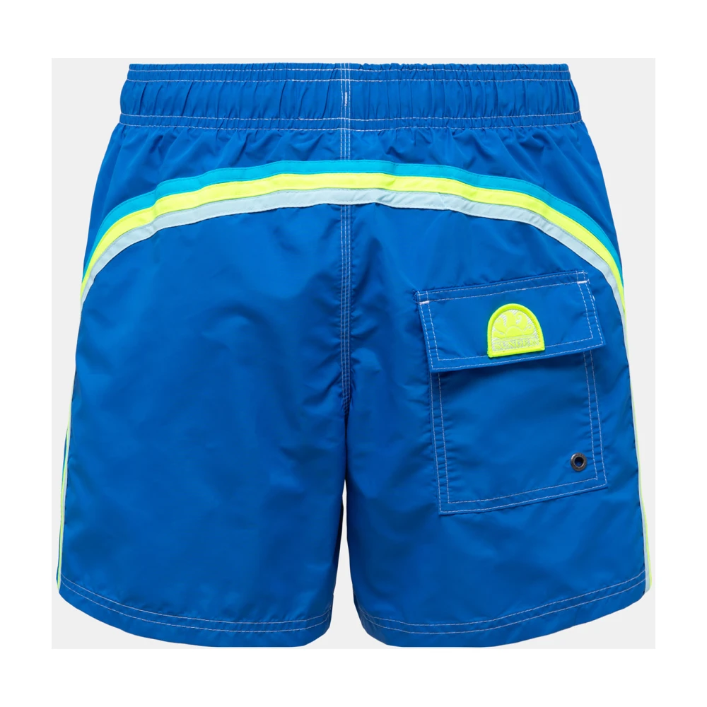 Sundek Regenboogblauwe Zwembroek Blue Heren