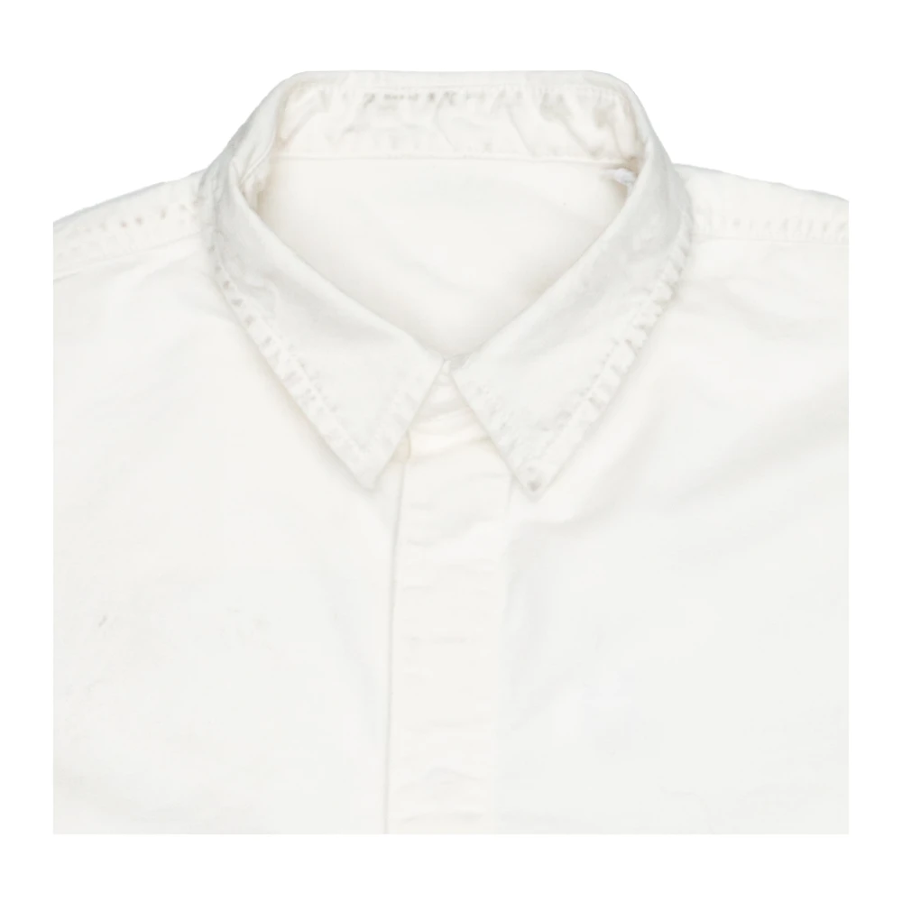 Nine In The Morning Japanse gabardine jas overhemd White Heren