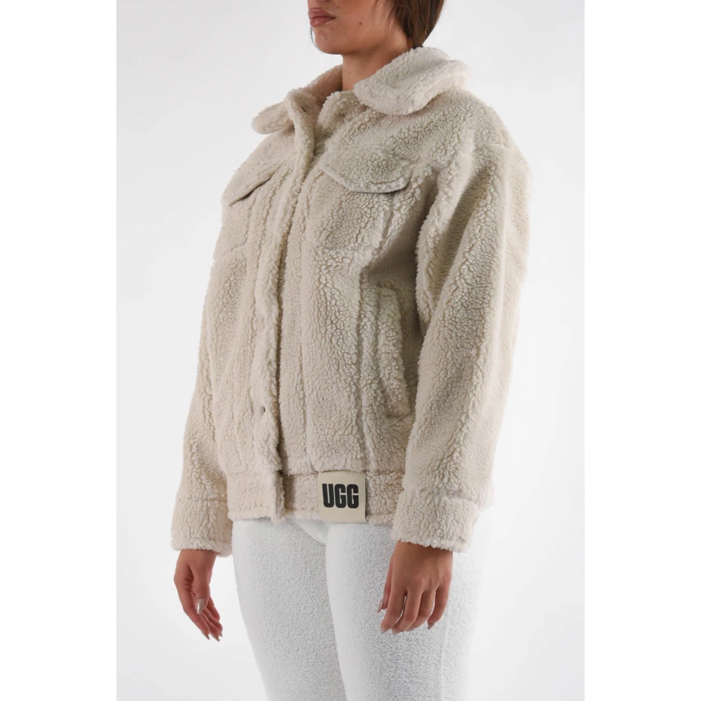 Ugg Frankie Fleece Jas White Dames
