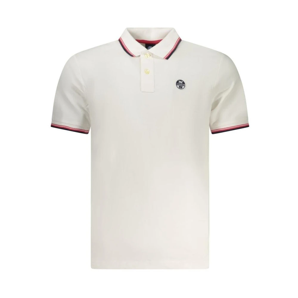 North Sails Bianco Cotton Polo - Male - Polo Shirts - White - 3XL - Tops