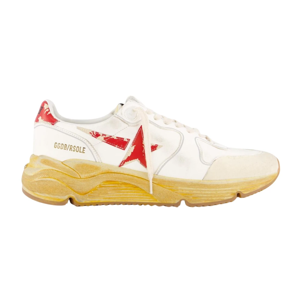 Golden Goose Men's White Running Sole Trainers - Sneakers - 11 Uk - Shoes