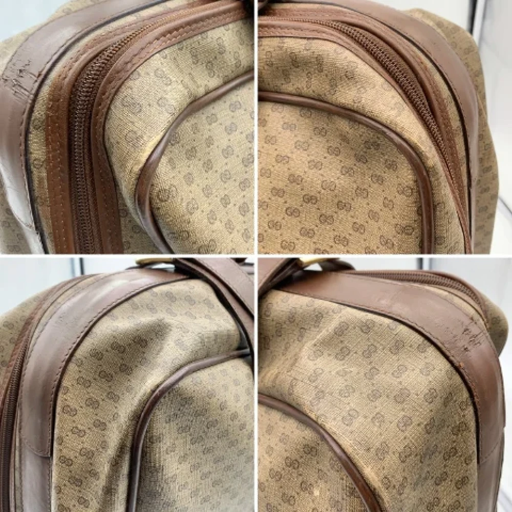 Gucci Vintage Pre-owned Canvas gucci-bags Brown Dames