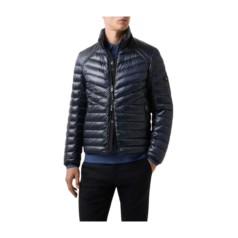 Bogner Blue Winter Jackets, Male, S, Liman Quilted Jacket