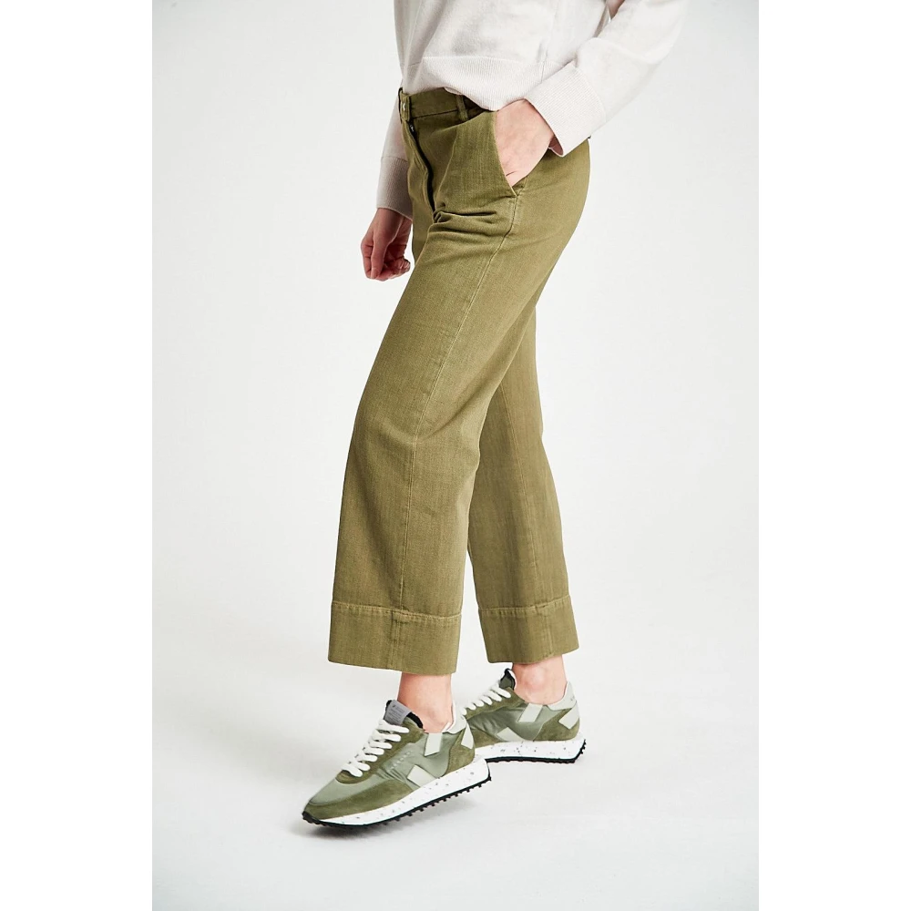 Nine In The Morning Lavinia Chino Broek Green Dames