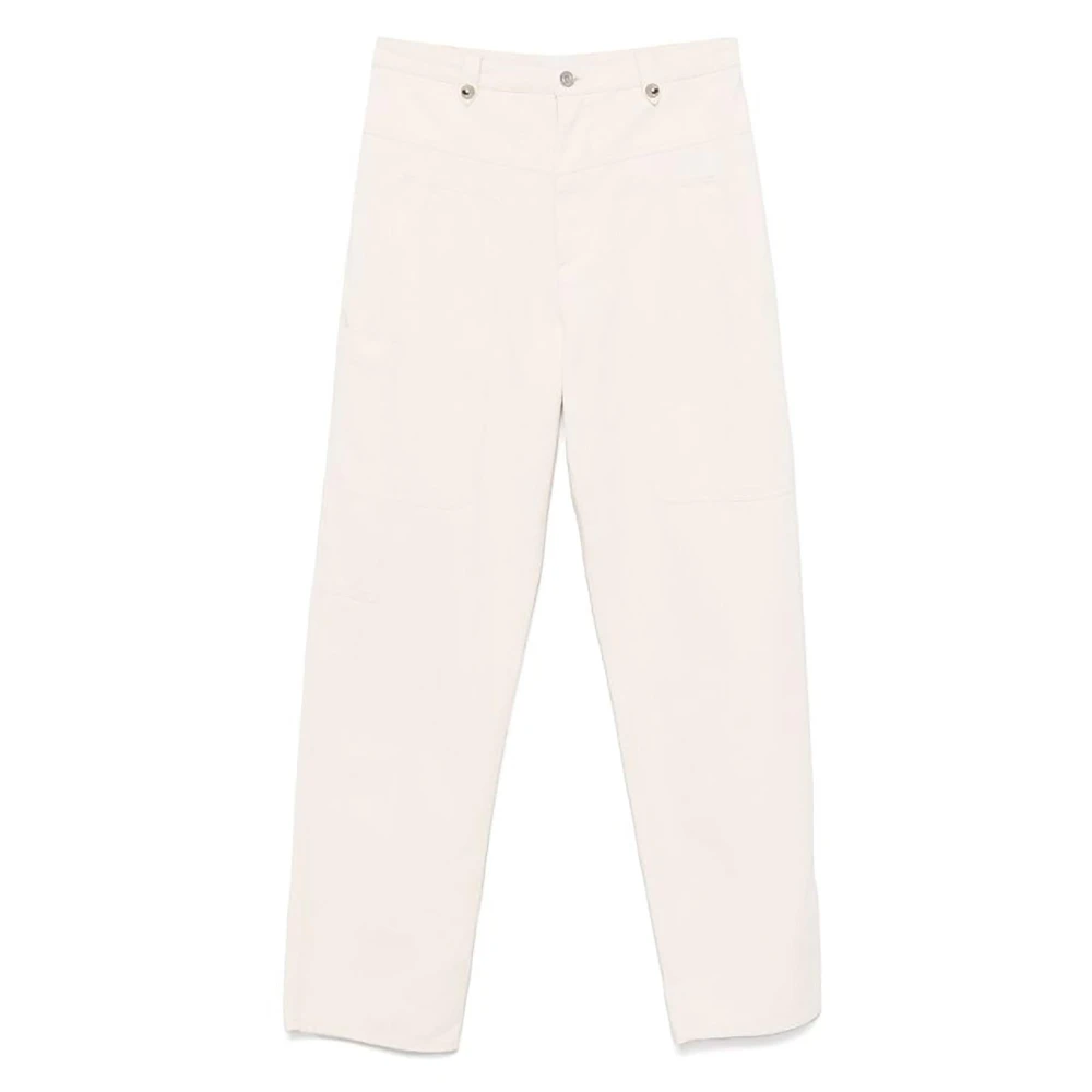 Isabel Marant Étoile Jilda Pants Stijlvolle Broeken voor Vrouwen Beige Dames