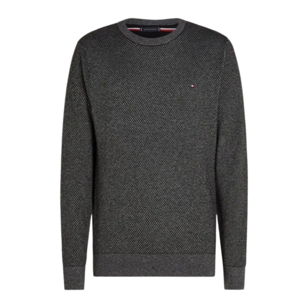 Tommy Hilfiger Pima Biologisch Katoen Kasjmier Sweater Black Heren
