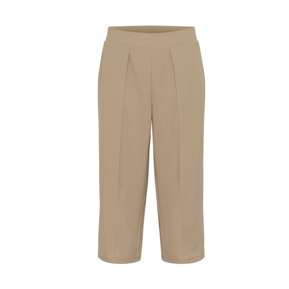 Trousers > Cropped Trousers - - Cream - Modalova
