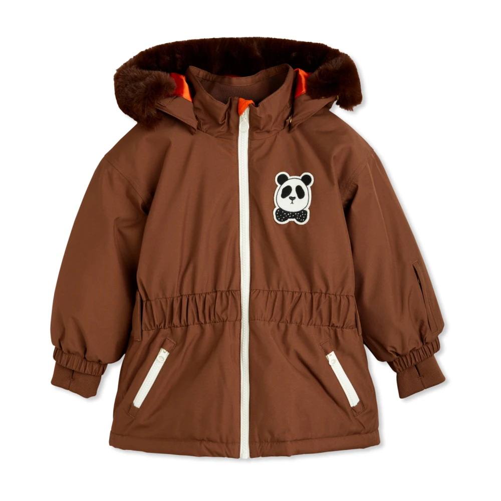 Mini Rodini Vadderad jacka Brown, Unisex