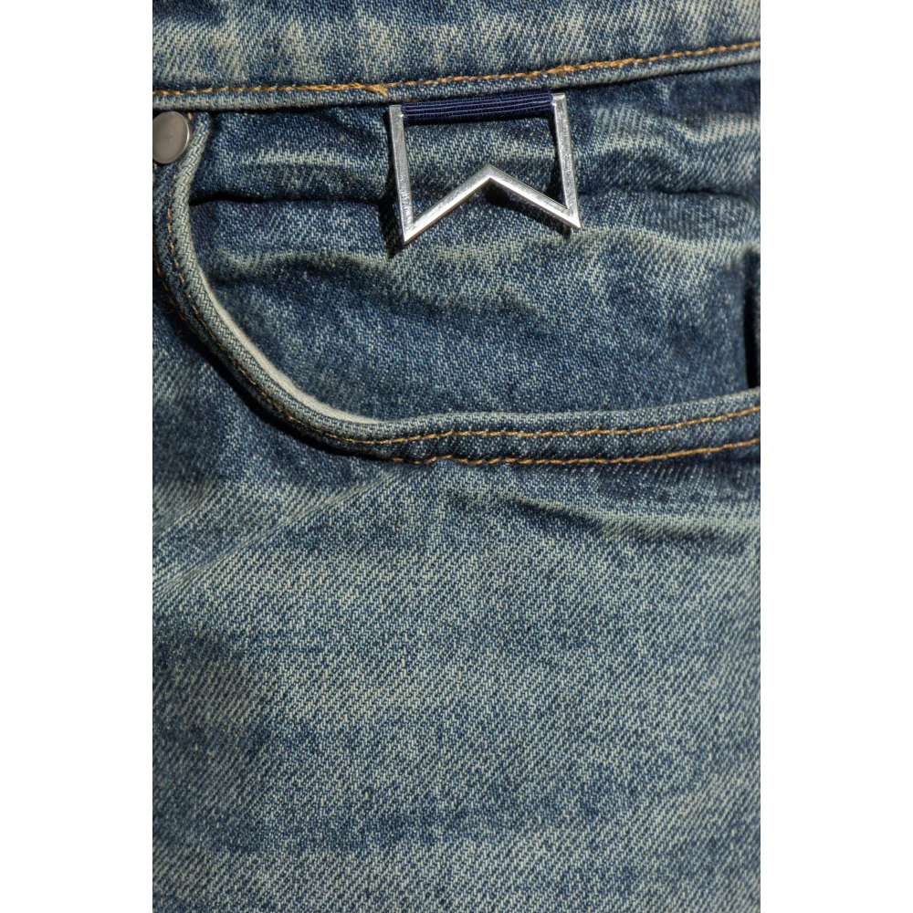 Rhude Jeans met vintage-effect Blue Heren