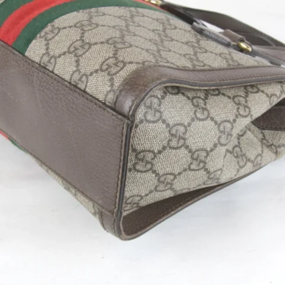 Gucci Vintage Pre-owned Canvas gucci-bags Brown Dames