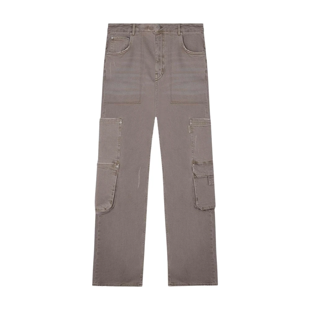 Represent Cotton Cargo Broek Gray Heren