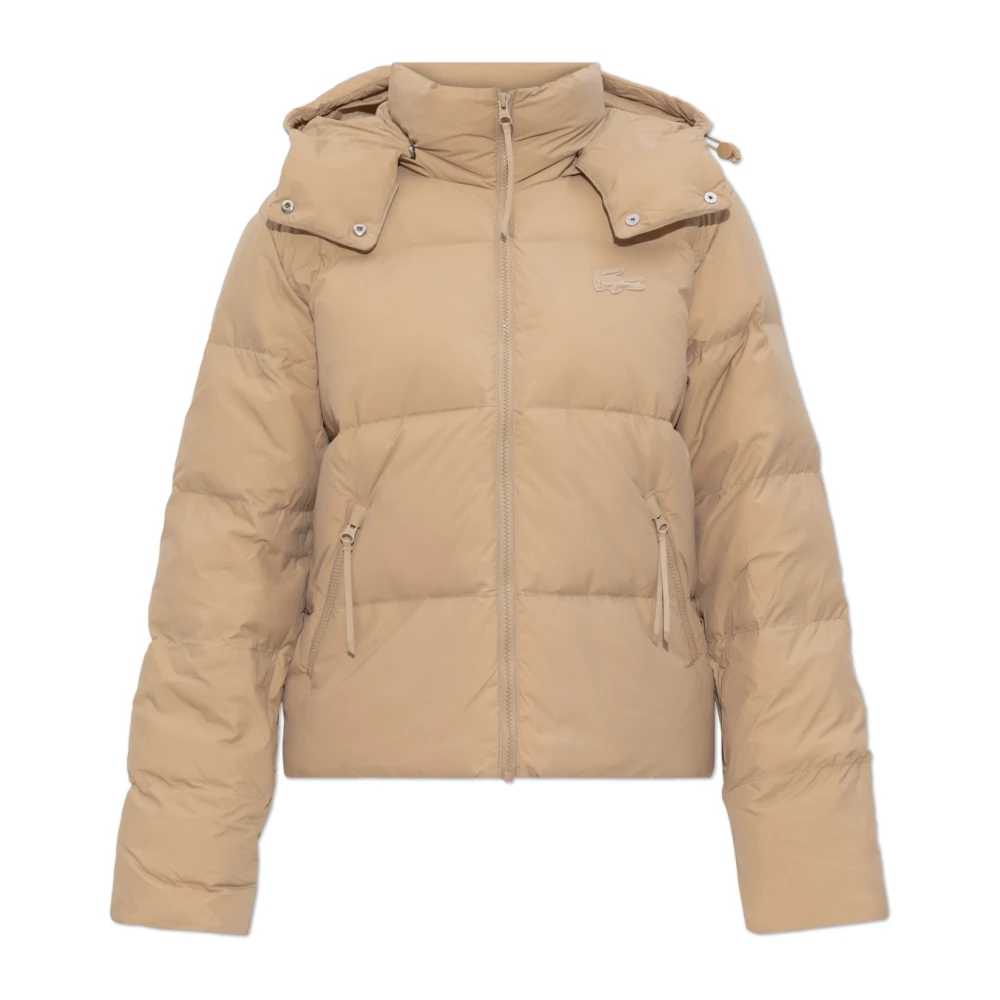 Lacoste Donsjack Beige Dames