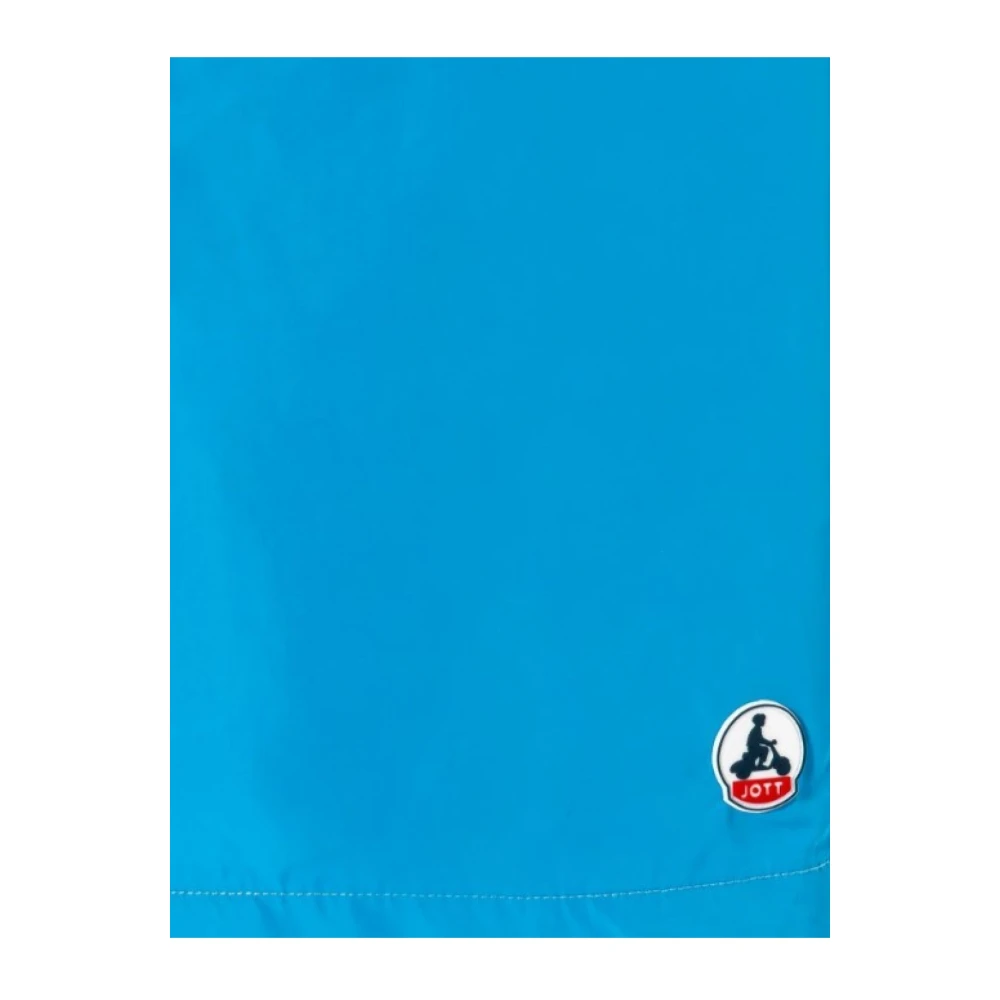 Jott Deauville Zwembroek Blauwe Patched Stijl Blue Heren