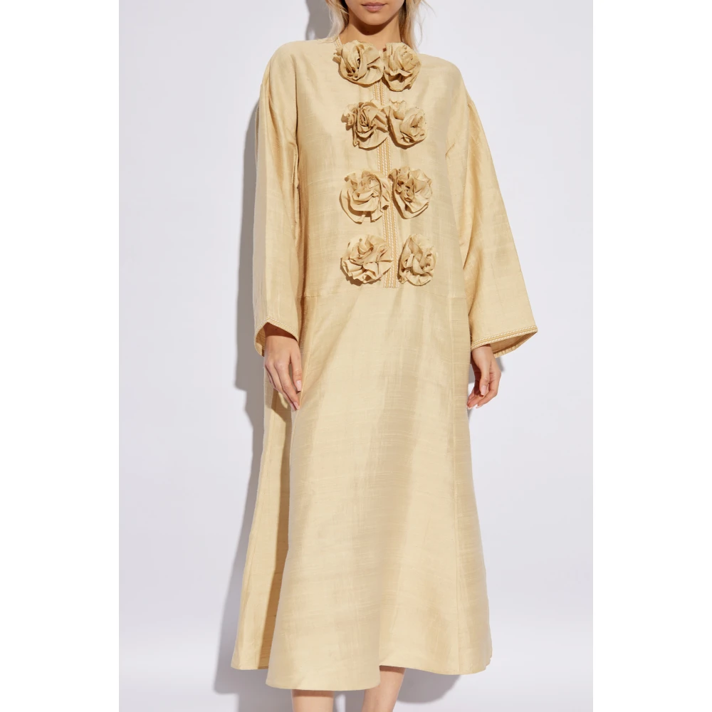 By Malene Birger Zijden jurk Cicelia By Herenne Birger Beige Dames