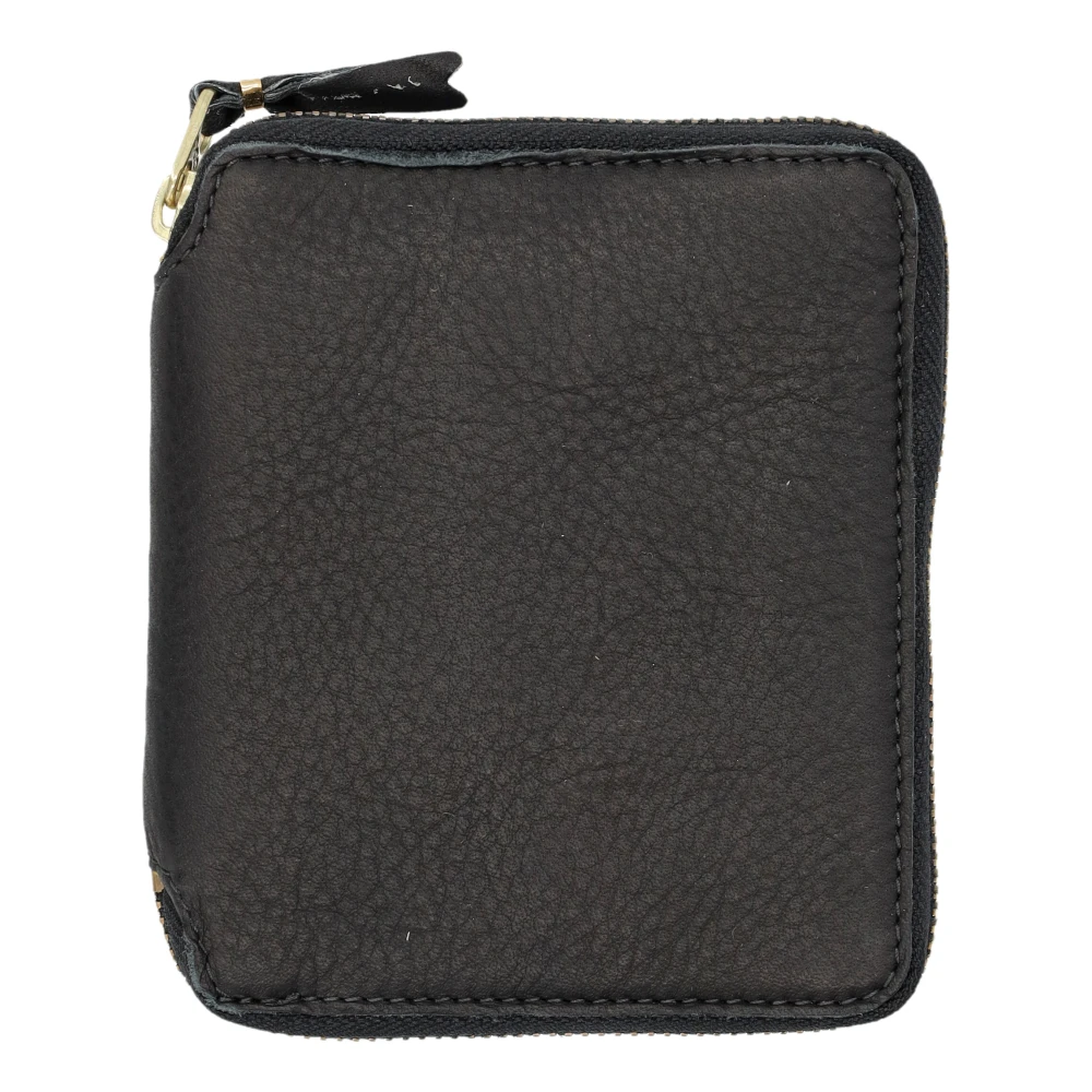 Comme des Garçons Zwarte ritssluiting portemonnee accessoires Aw24 Black Unisex