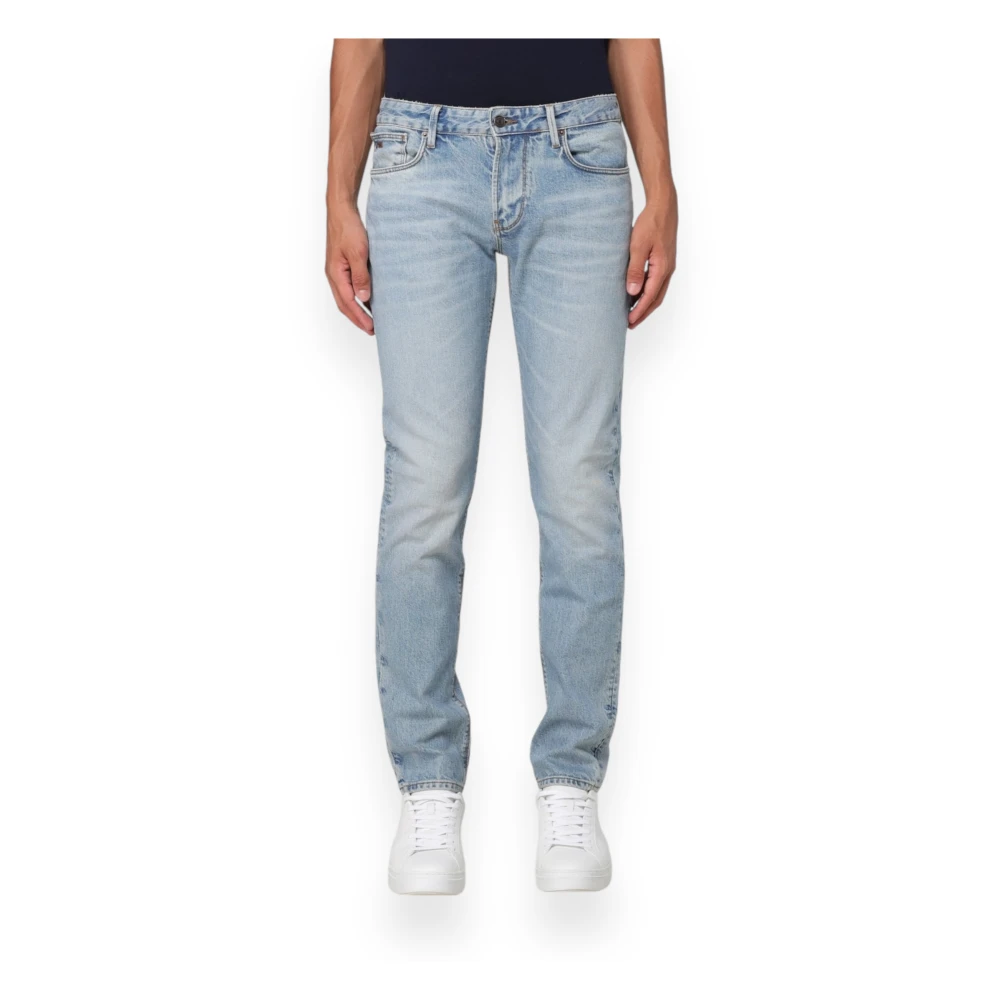Emporio Armani Klassieke 5-Pocket Jeans Blue Heren