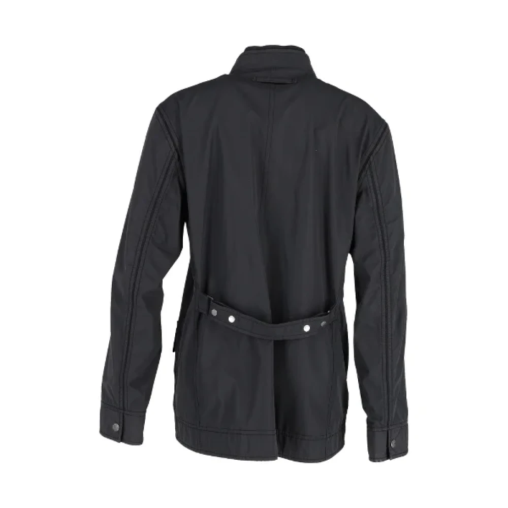Armani Pre-owned Polyester outerwear Black Heren