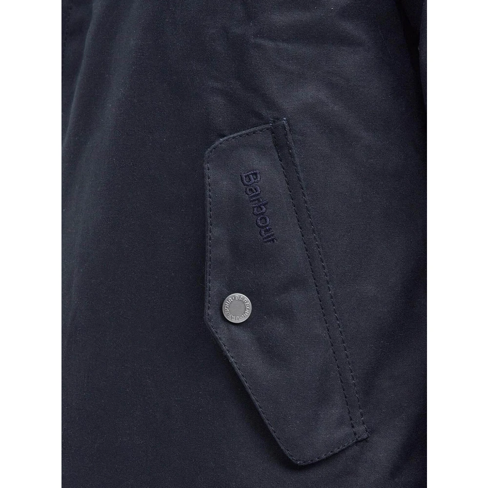 Baracuta Marineblauwe Katoenen Jas met Tartan Voering Blue Heren