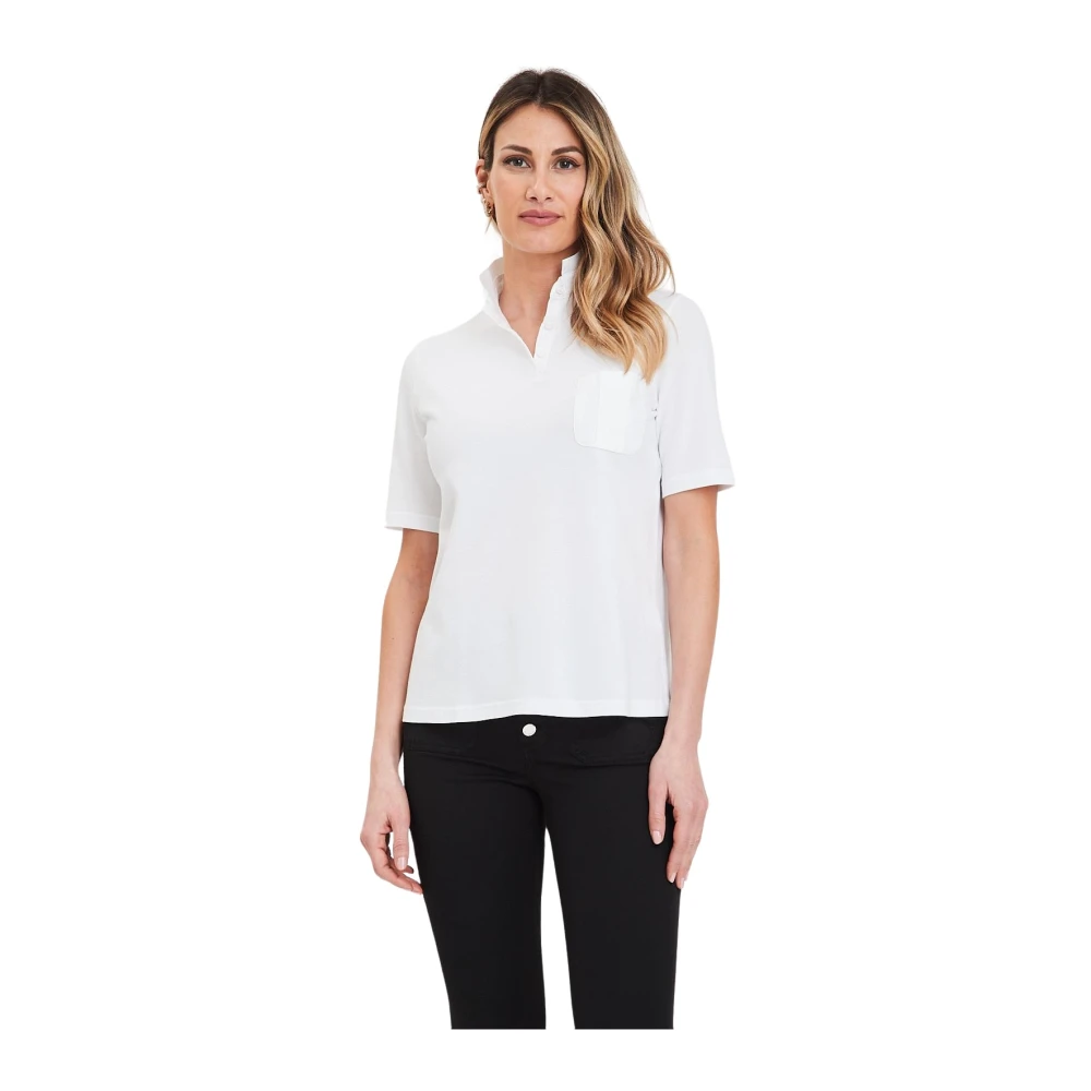 Gran Sasso Polo Shirt met Zak White Dames