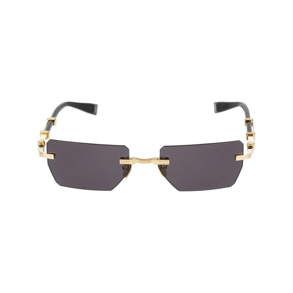 Balmain Unisex Yellow Stylish Sunglasses In Gold And Black - Sunglasses - 53 Mm - Accessories