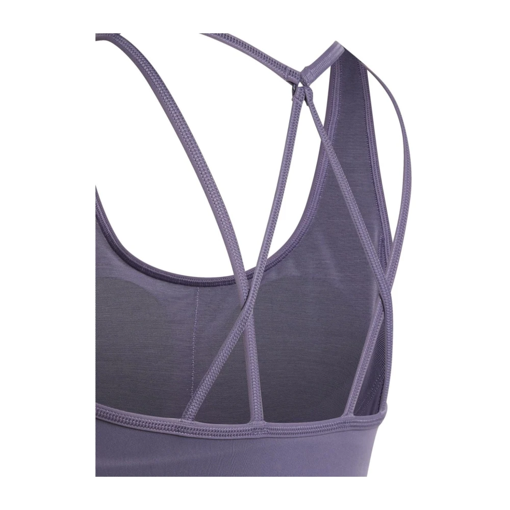 adidas by stella mccartney Stijlvolle sportbeha voor actieve vrouwen Purple Dames