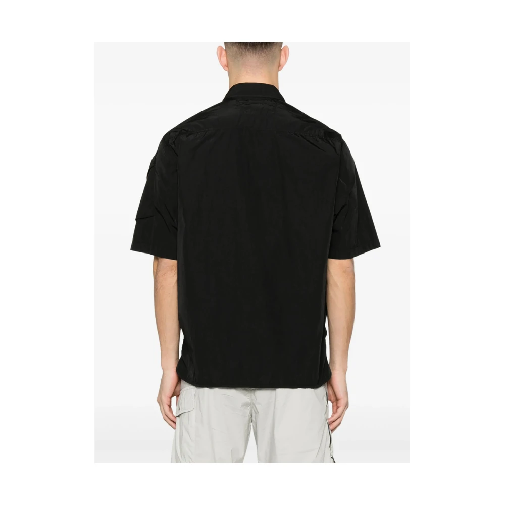 C.P. Company Zwarte Utility Shirt met Zakken Black Heren