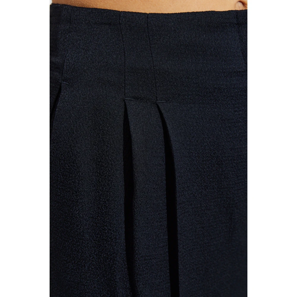 Emporio Armani Geplooide broek Blue Dames
