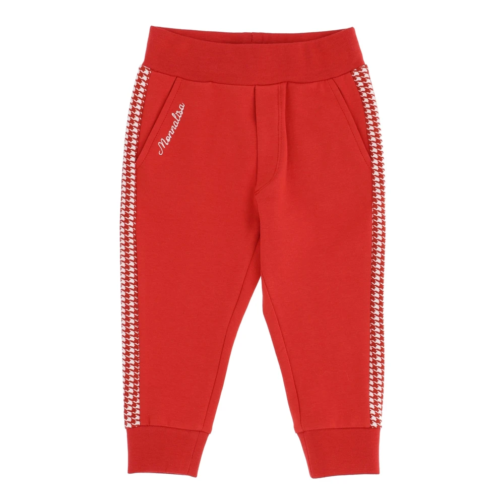 Monnalisa Girls Red Sweatpants, 3 Y, Jogger Trousers