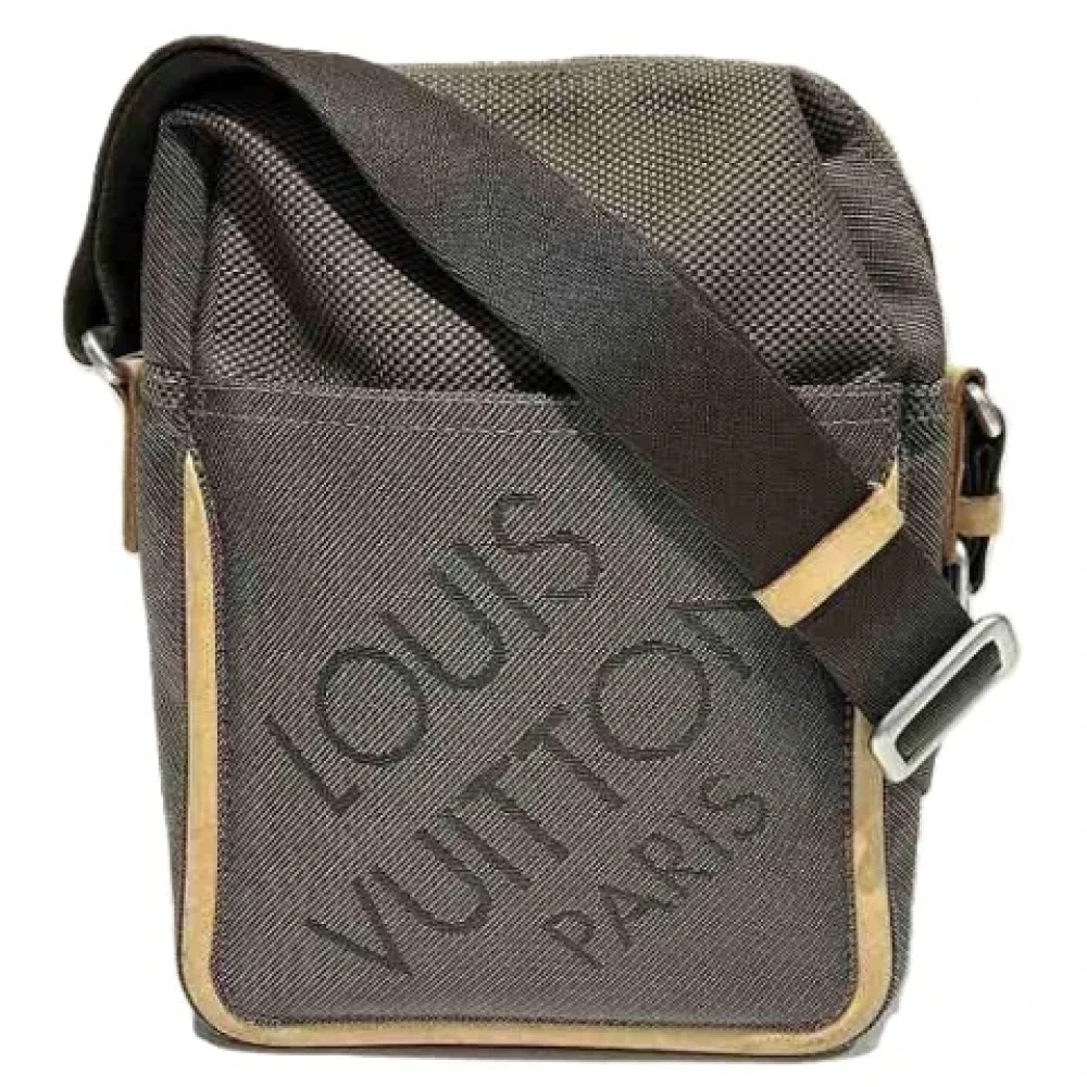 Louis Vuitton Vintage Pre-owned Canvas shoulder-bags Brown Heren