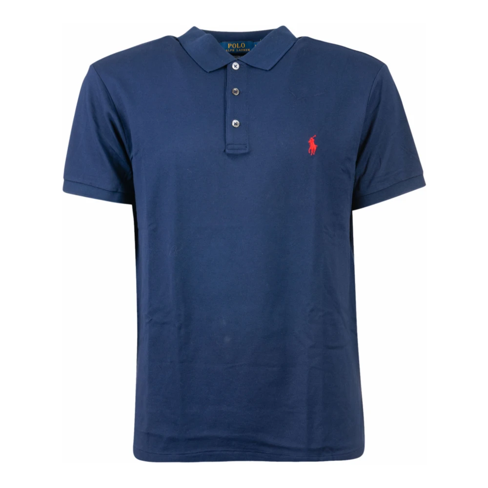 Ralph Lauren Frans Marineblauw Gebreid Blue Heren
