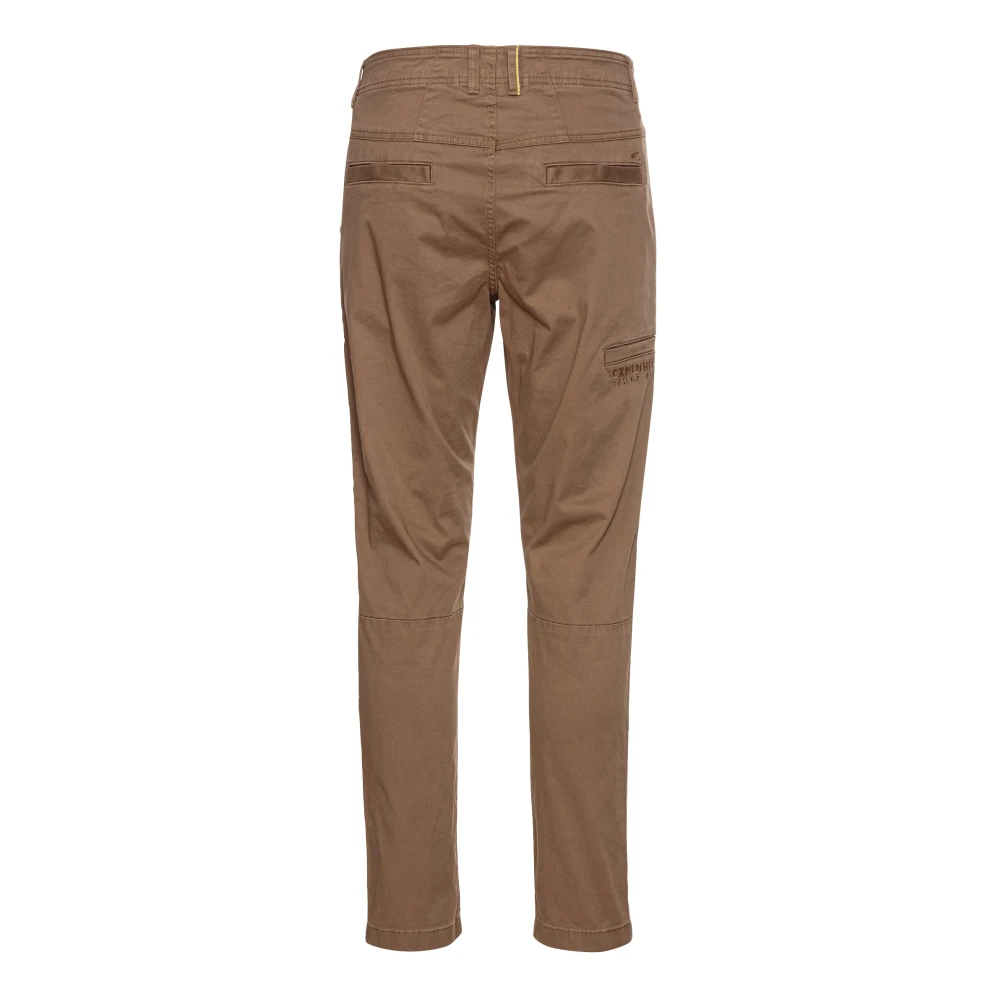 camel active Slim Fit Chino Broek Brown Heren