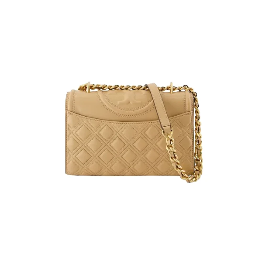TORY BURCH Leather shoulder-bags Beige Dames