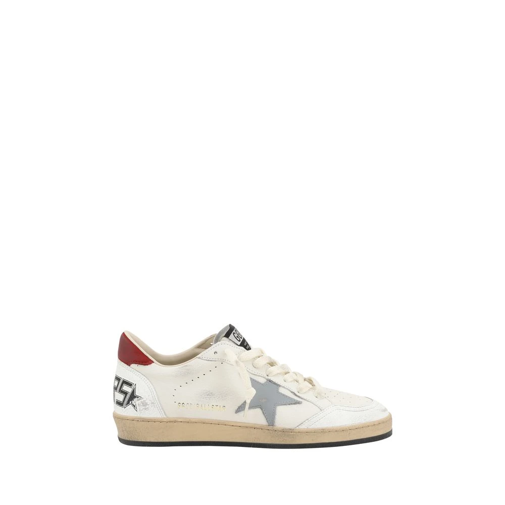 Golden Goose Ball Star Leather Low-Top Sneakers Heren Schoenen Wit